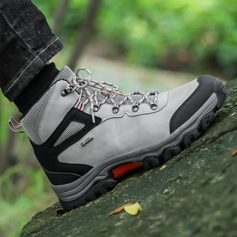 oem china factory design men fashion outdoor hiking shoes