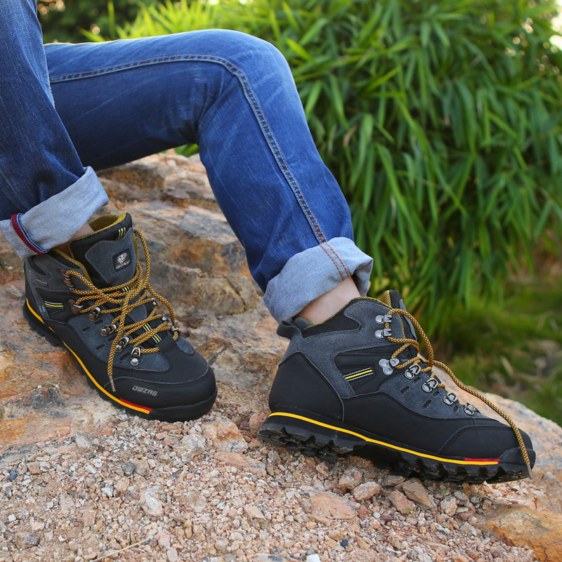 oem custom design men fashion outdoor hiking shoes