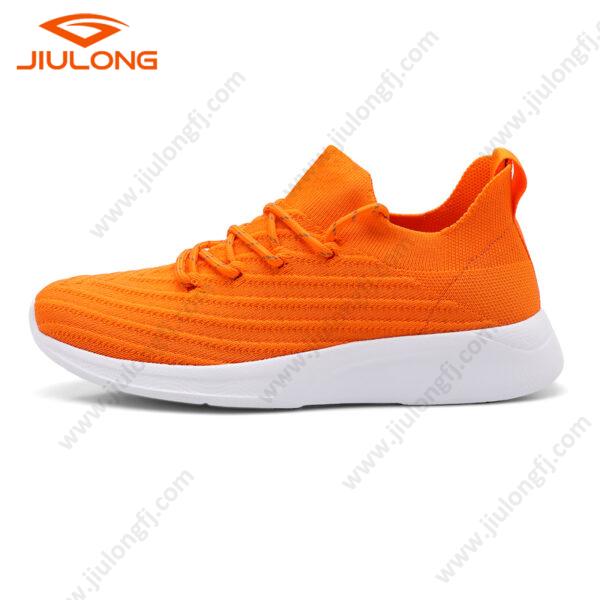 factory bsci custom design men fashion running slip on reflective shoelace shoes