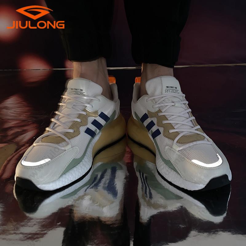 custom design men fashion cushioning shock absorption luminous sports shoes (copy)