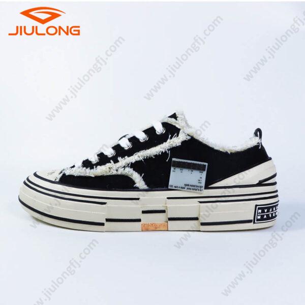 direct factory designer men fashion skateboard casual canvas upper shoes custom