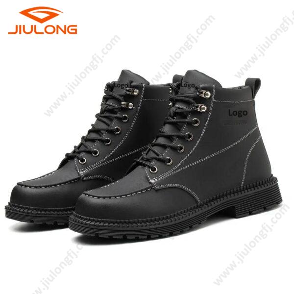 newest custom design men footware fashion safety steel toe high top shoes (copy)