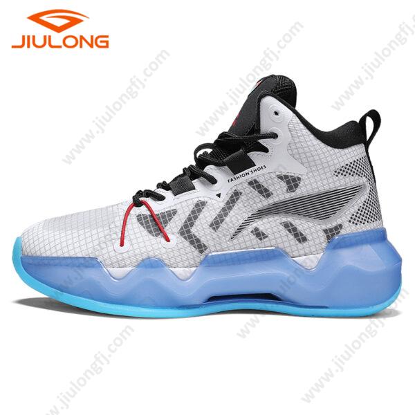 drop shipping durable mesh upper breathable china factory custom men fashion basketball shoes (copy)