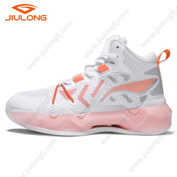 drop shipping durable mesh upper breathable china factory custom men fashion basketball shoes (copy)