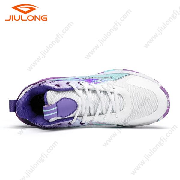 drop shipping durable synthetic leather upper breathable china factory custom men fashion basketball shoes (copy)