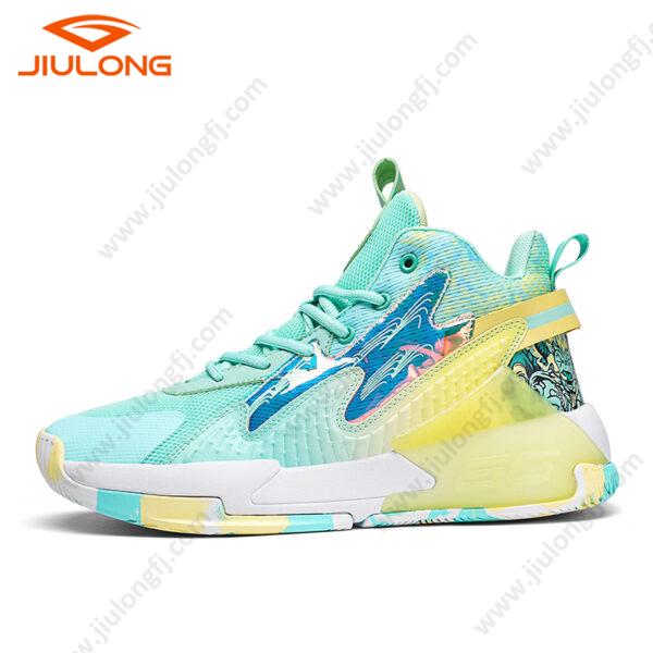 drop shipping durable synthetic leather upper breathable china factory custom men fashion basketball shoes (copy)