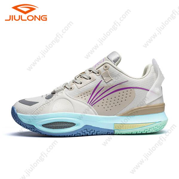 drop shipping durable leather upper china factory custom men fashion basketball shoes (copy)