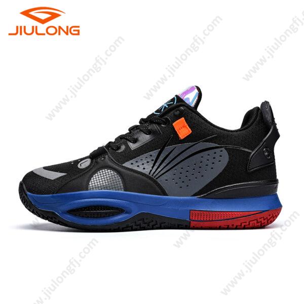 drop shipping durable leather upper china factory custom men fashion basketball shoes (copy)