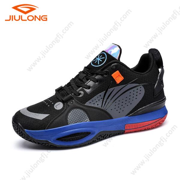 drop shipping durable leather upper china factory custom men fashion basketball shoes (copy)