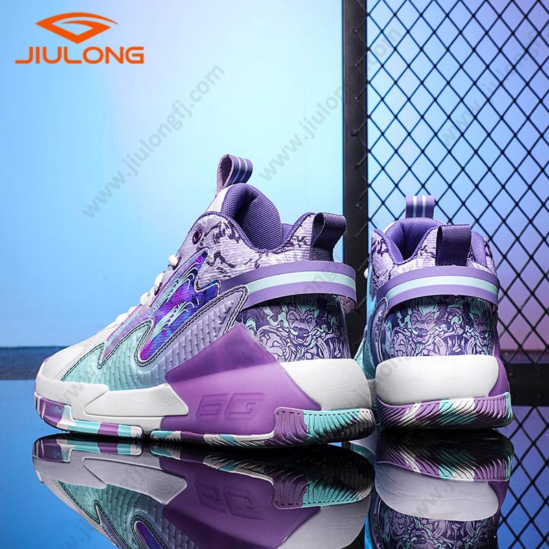 drop shipping durable synthetic leather upper breathable china factory custom men fashion basketball shoes (copy)