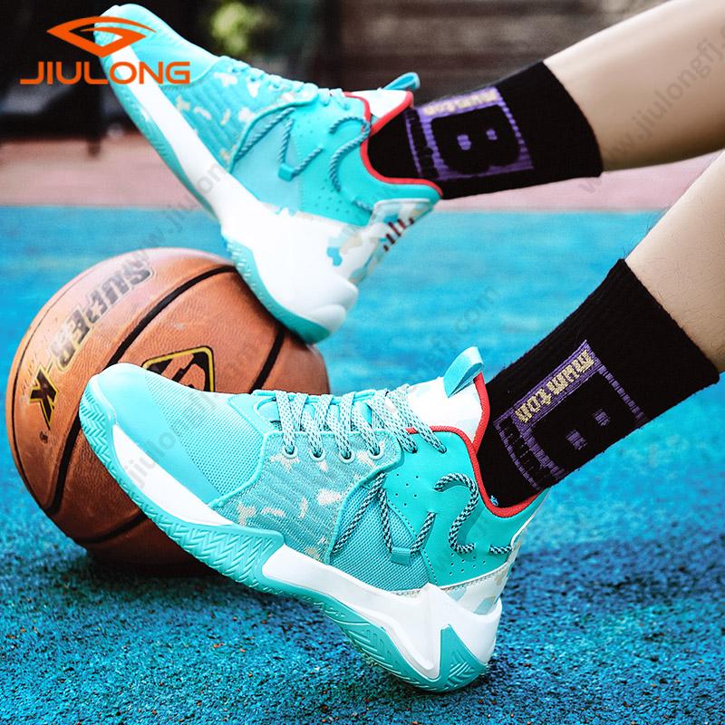 md sole durable flyknit breathable upper china factory custom men fashion basketball shoes