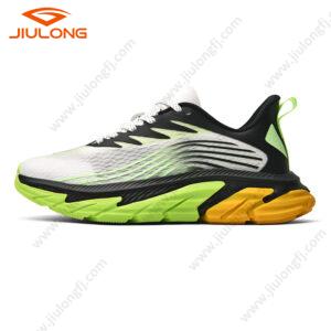newest custom men breathable flyknit elastic upper fashion running casual reflective shoes (copy)
