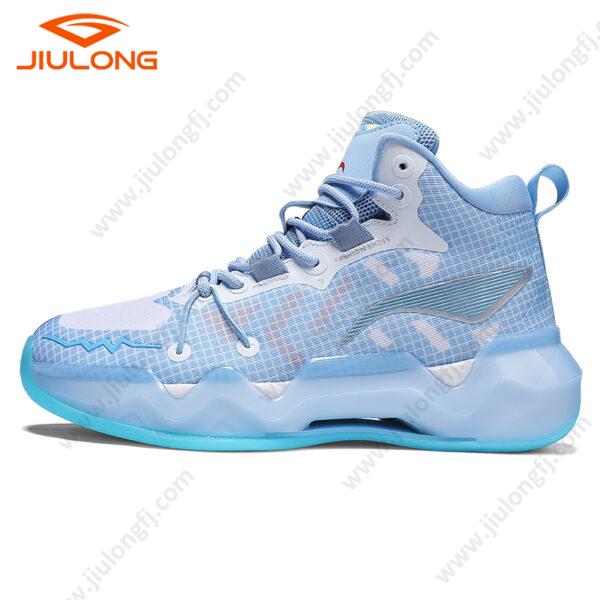 drop shipping durable mesh upper breathable china factory custom men fashion basketball shoes (copy)