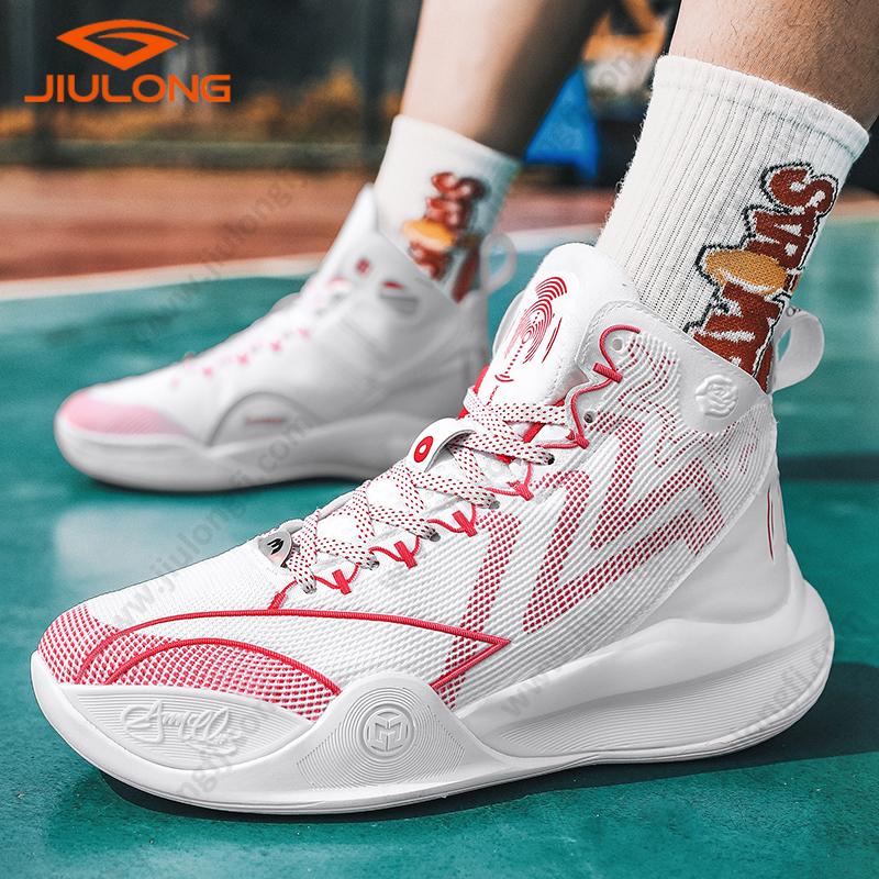 md sole durable flyknit upper china factory custom men fashion basketball shoes (copy)