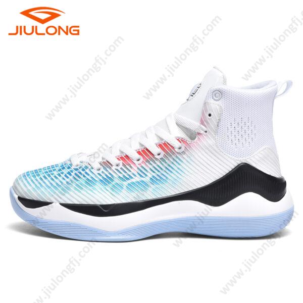 drop shipping durable upper breathable china factory custom men fashion basketball shoes (copy)