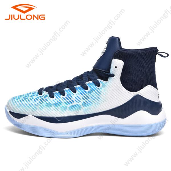 drop shipping durable upper breathable china factory custom men fashion basketball shoes (copy)