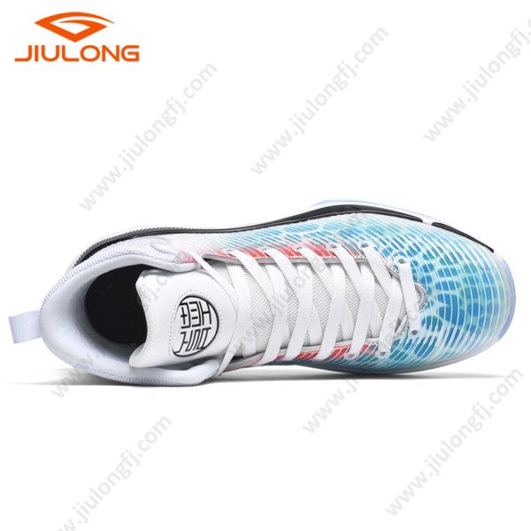 drop shipping durable upper breathable china factory custom men fashion basketball shoes (copy)