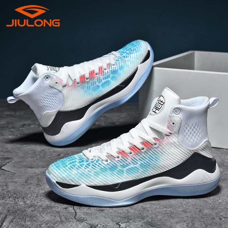 drop shipping durable upper breathable china factory custom men fashion basketball shoes (copy)