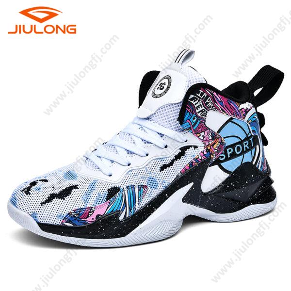 drop shipping durable breathable china factory custom men fashion basketball shoes (copy)