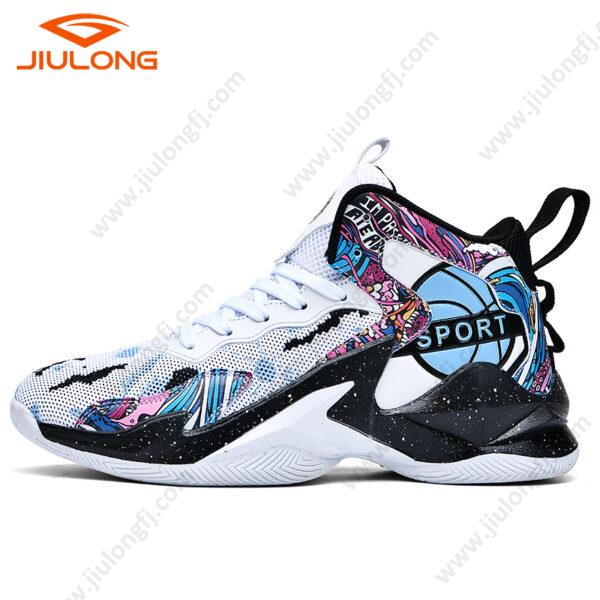 drop shipping durable breathable china factory custom men fashion basketball shoes (copy)