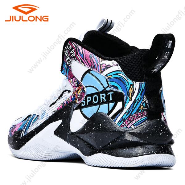 drop shipping durable breathable china factory custom men fashion basketball shoes (copy)