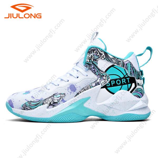 drop shipping durable breathable china factory custom men fashion basketball shoes (copy)