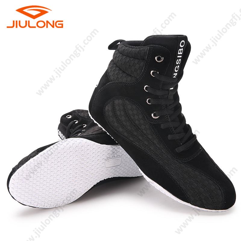 flyknit elastic upper footware custom design men fashion wrestling shoes