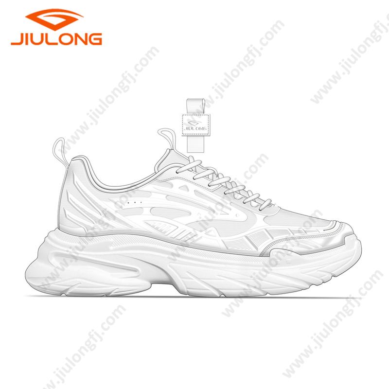 custom 2024 designer men fashion cushioning shock absorption popcorn outsole flyknit running shoes