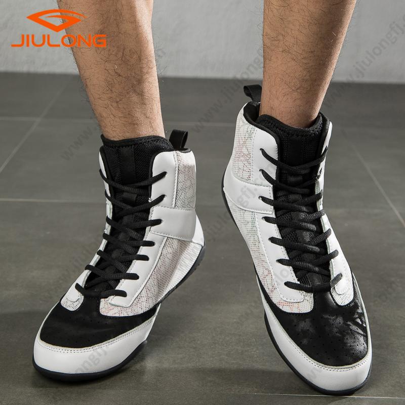 jacquard footware custom design men fashion wrestling shoes