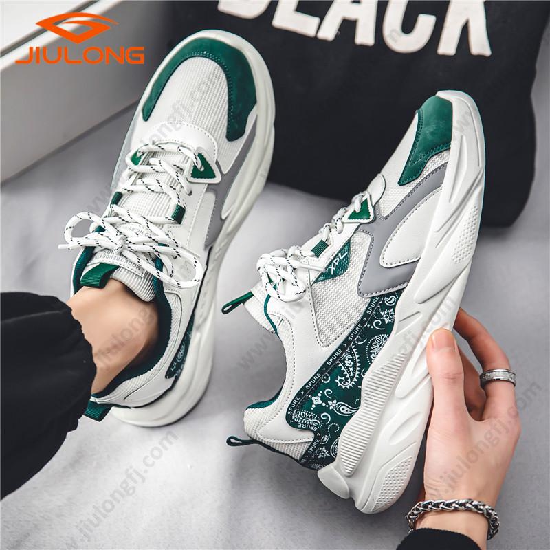 drop shipping custom men breathable mesh upper anti slip sole fashion running casual shoes (copy)