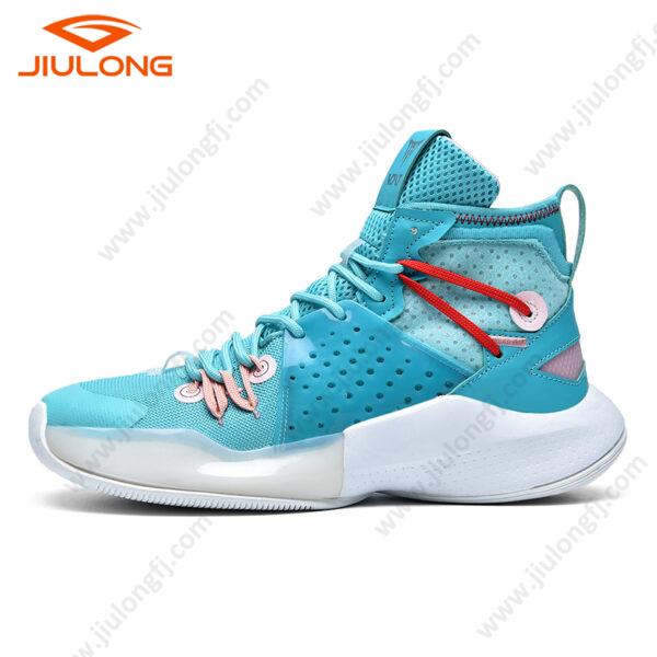 drop shipping durable mesh upper breathable china factory custom men fashion basketball shoes (copy)