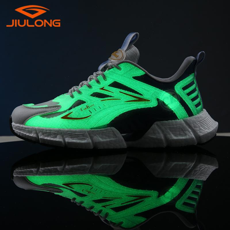 drop shipping custom men breathable mesh upper fashion running casual light shoes (copy)