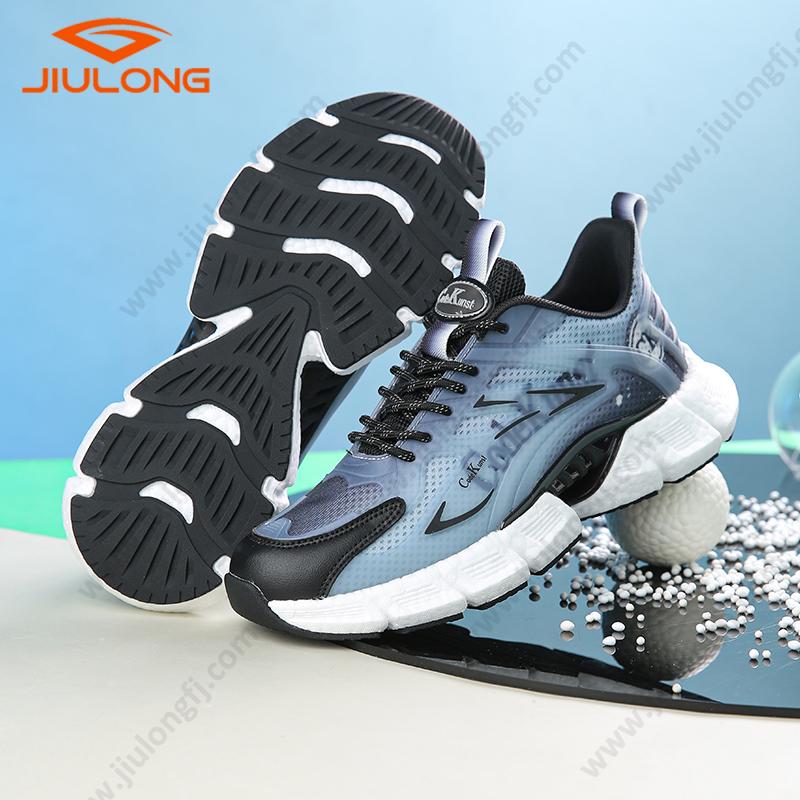 drop shipping custom men breathable mesh upper fashion running casual light shoes (copy)