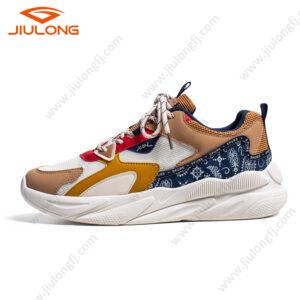 drop shipping custom men breathable mesh upper anti slip sole fashion running casual shoes (copy)