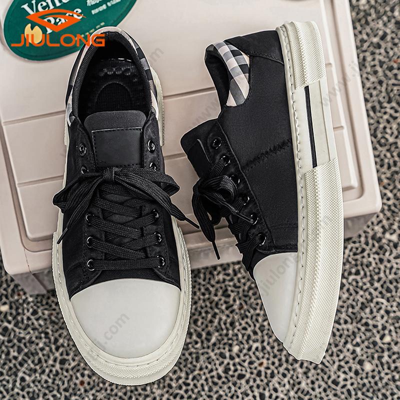 new style fabric men's athletic and casual shoes breathable and lightweight
